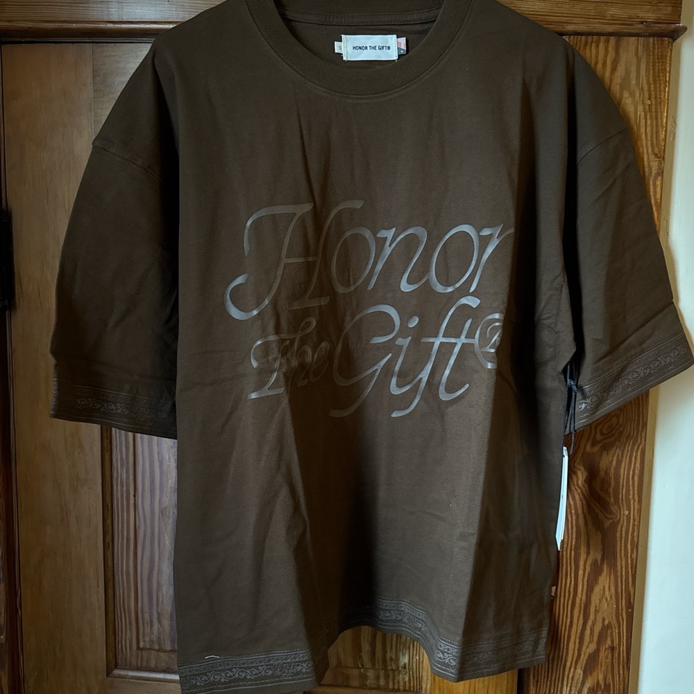 Honor The Gift Brown Short Sleeve Tee